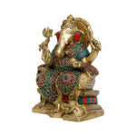 Brass Antique Ganesh