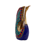 Brass Swan Stone Work