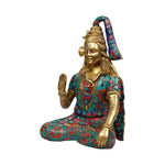 Barss Shiva Sitting with Stone Work