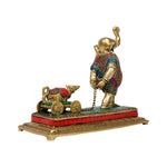 Brass Ganesh Chariot Rath