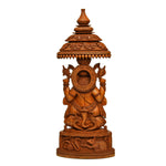 Chattar Ganesha Sitting on Shankhu ragaarts.myshopify.com
