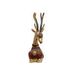 Brass Deer Statue
