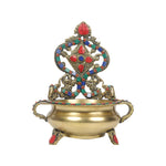 Brass Carving Urli Stone Work