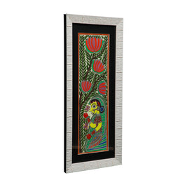 Traditionally Lady Art - Madhubani Panting