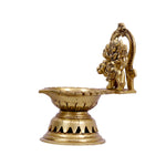 Goddess Dugra Devi Diya - Brass