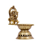 Goddess Dugra Devi Diya - Brass