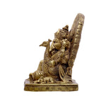 Brass Peacock Ganesh