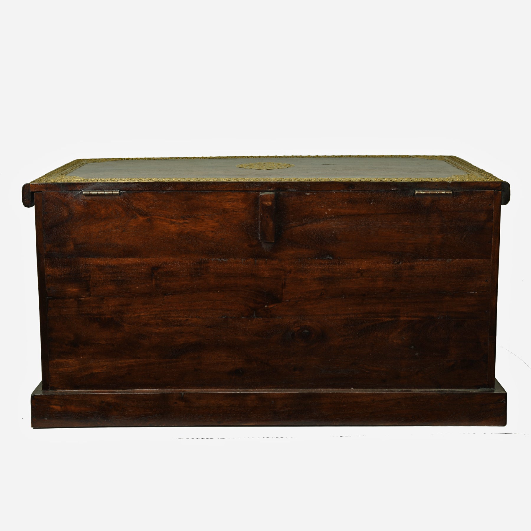 Sheesham Wooden Box With Brass Sheet Work ragaarts.myshopify.com