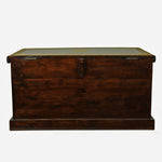 Sheesham Wooden Box With Brass Sheet Work ragaarts.myshopify.com