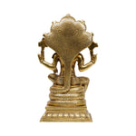 Brass Nag Vishnu