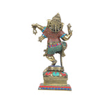 Brass Dancing Ganesha