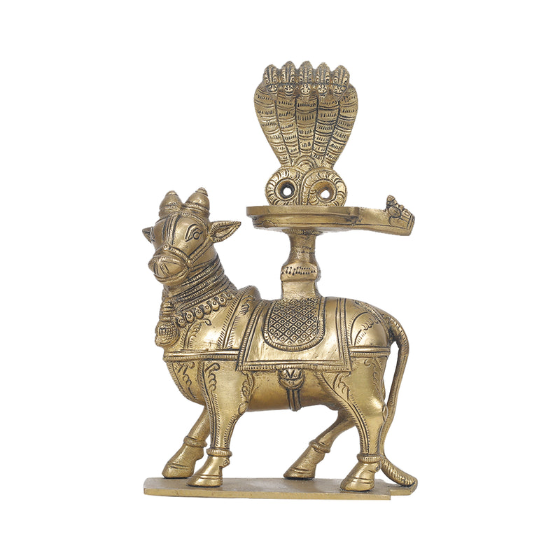 Brass Nandi Standing