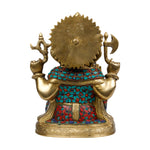 Brass Ganesh Sitting