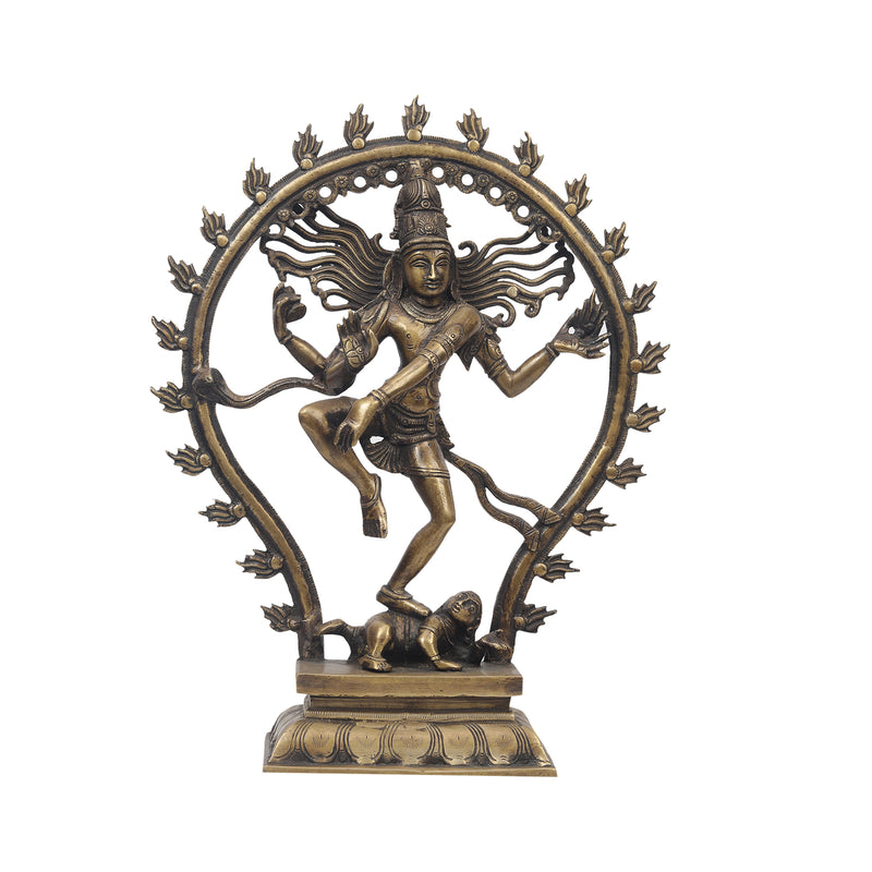Brass Nataraja Oval