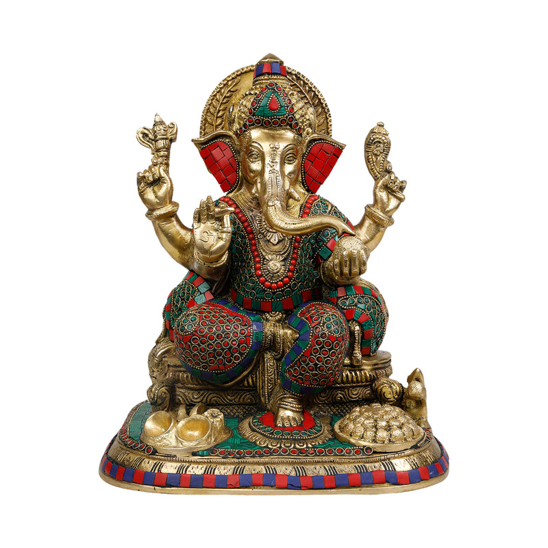 Brass Puja Ganesh