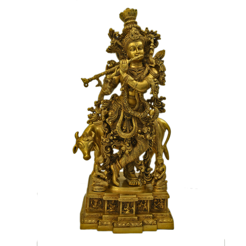 Cow Krishna ragaarts.myshopify.com