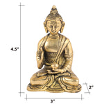 Brass Blessing Buddha Idol