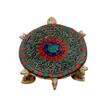 Brass Tortoise Chowki
