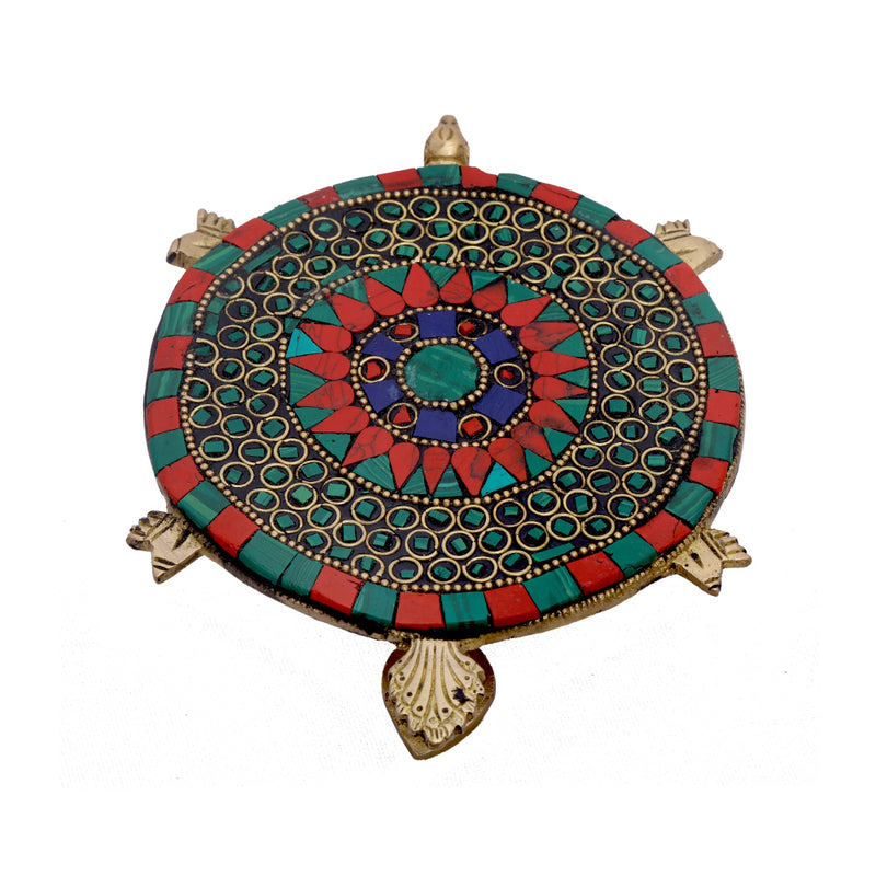 Brass Tortoise Chowki