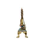 Brass Krishna Jhoola With Stone Work