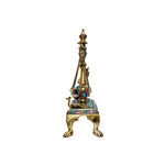 Brass Krishna Jhoola With Stone Work