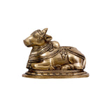 Brass Nandi sitting