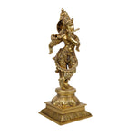 Brass Krishna Standing Idol