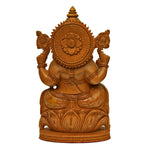 Ganesha Sitting on Lotus ragaarts.myshopify.com