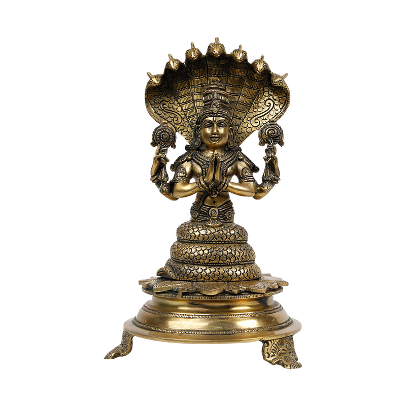 Brass Patanjali God Idol