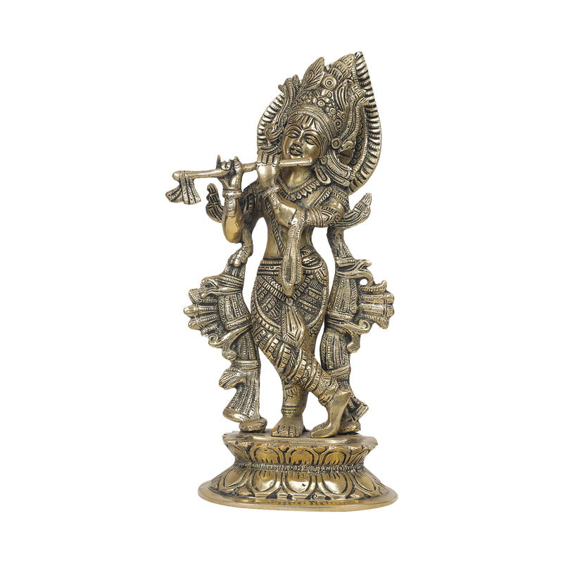 Brass Krishna Standing