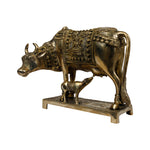 Brass Cow With Calf