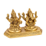 Laxmi Ganesha Sitting On Base