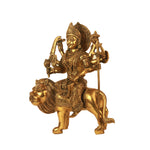 Durga Sitting On Lion
