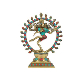 Brass Nataraj stone work