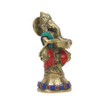 Brass Musical Ganesha