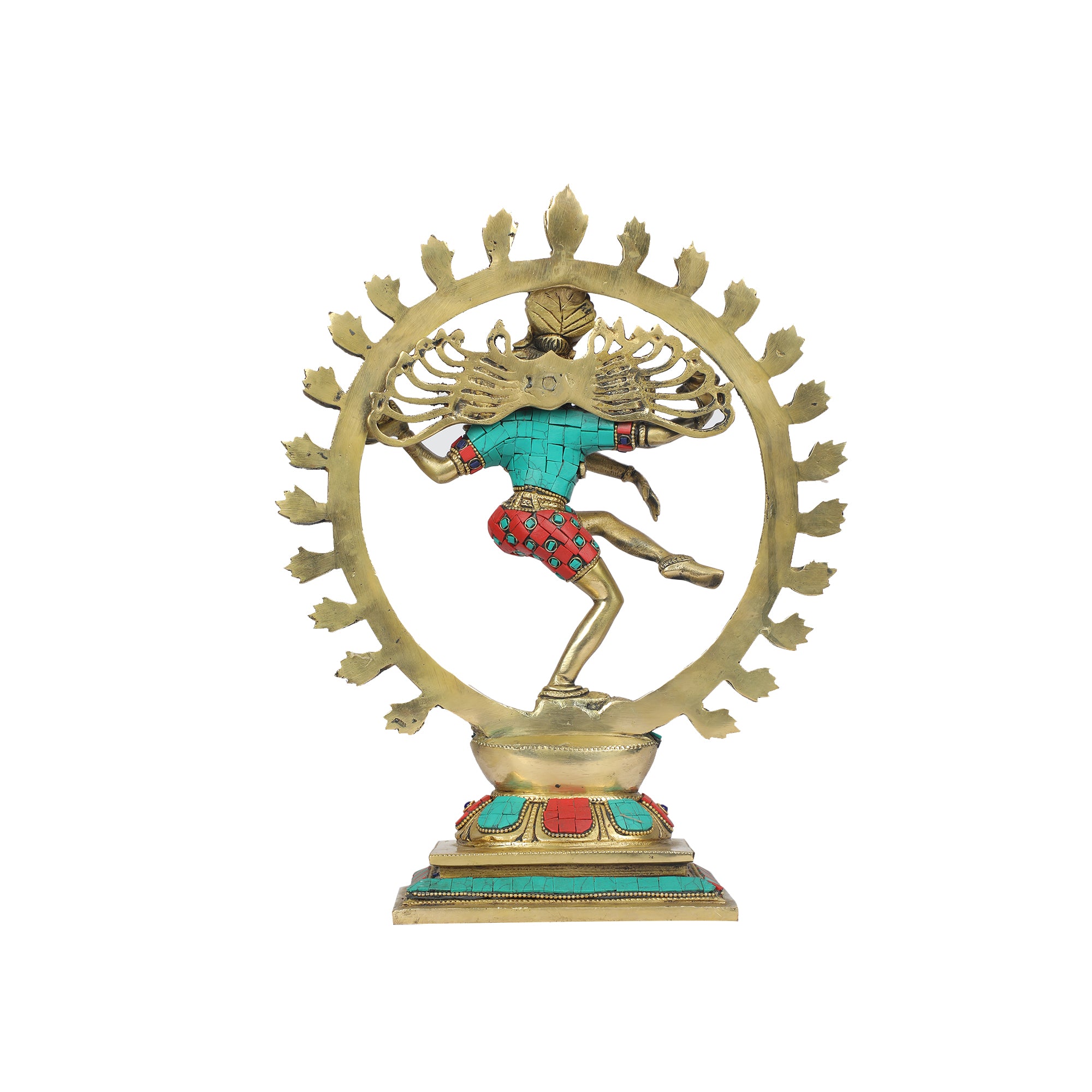 Brass Nataraj stone work
