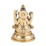 Ganesha Sitting On Lotus Base
