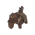 Brass Elephant With Krishna