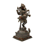 Dancing Ganesh with Brown Colour