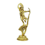 Brass Krishna On Snake