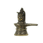 Brass Shivalinga With Shiva Head