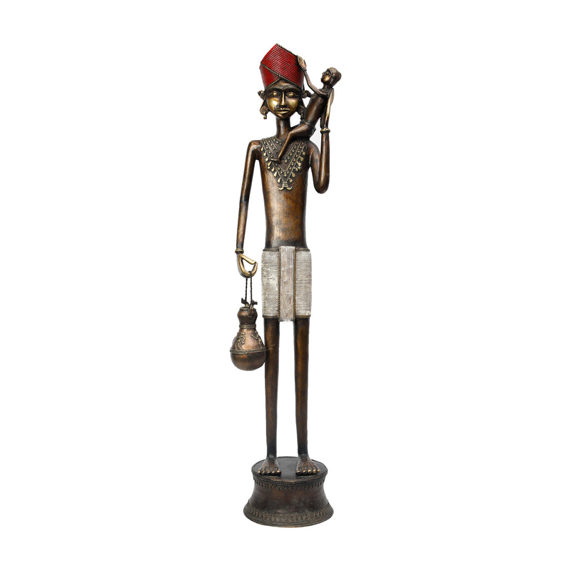 Bastar Art Standing Trible Idol