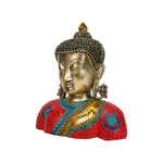 Buddha with Colourful Stone Work