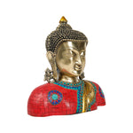 Buddha with Colourful Stone Work