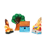 Vinayagar Mahabharatham Set Clay Dolls