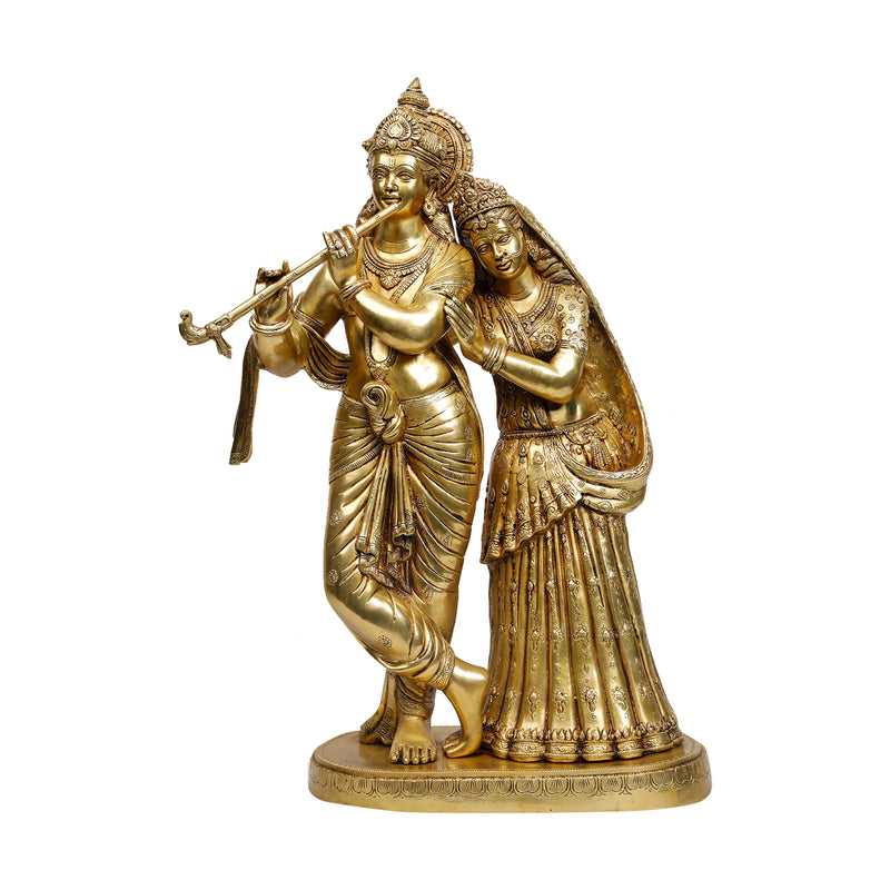 Brass Radha Krishna