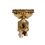 Brass Elephant Urli