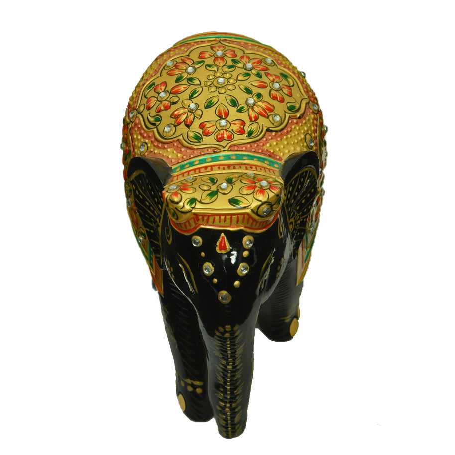 Elephant With Amboj Painting & Stone Work ragaarts.myshopify.com