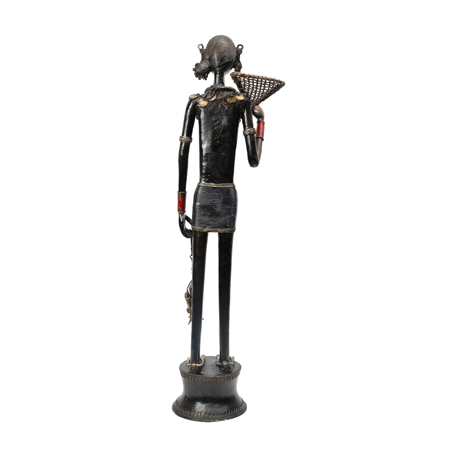 Trible Man Standing - Bastar Art