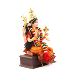 Durga Sitting On Base